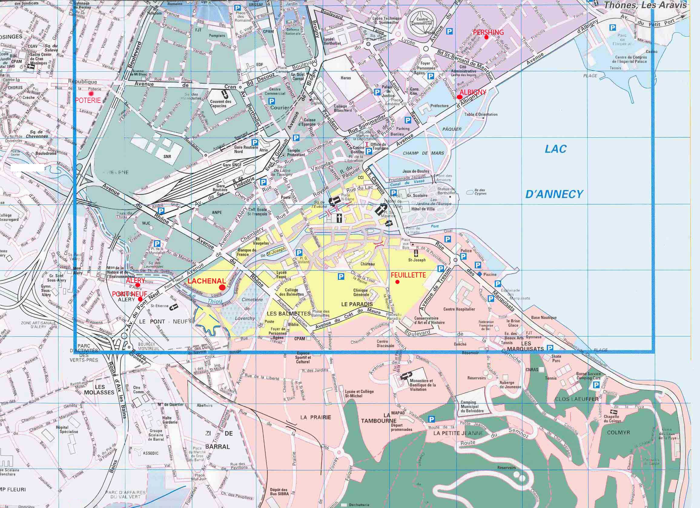 plan de annecy